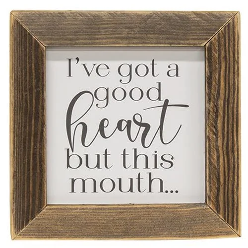 Bed skirts with a shabby - chic styleI've Got A Good Heart Framed Print