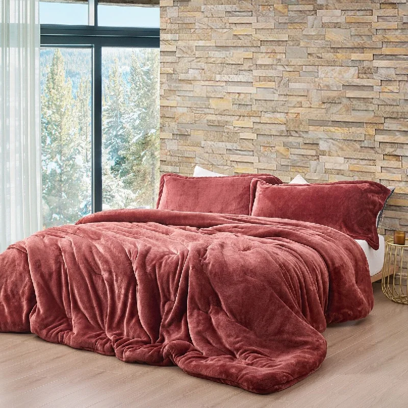 Goose down comforters known for their superior quality and insulationMe Sooo Comfy - Coma Inducer® Oversized Comforter Set - Roasted Russet Goose down comforters known for their superior quality and insulationMe Sooo Comfy - Coma Inducer® Oversized Comforter Set - Roasted Russet