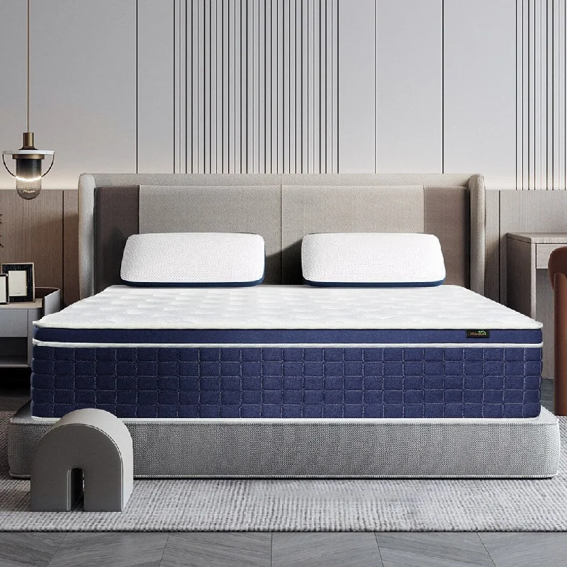 Organic cotton mattresses for a chemical - free sleep surface14 Inch Memory Foam Hybrid Mattress in a Box for Pressure Relief