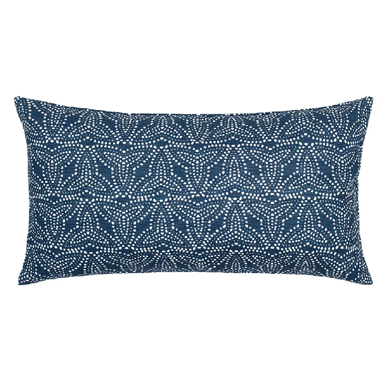 Velvet Pillows for a Touch of EleganceTrillium Navy Throw Pillow