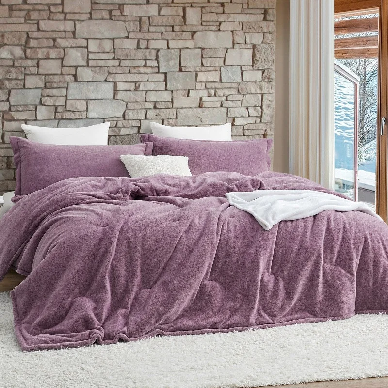 Full - size comforters suitable for full - sized beds in guest rooms or small bedroomsSofter than Soft® - Coma Inducer® Oversized Comforter Set - Elderberry