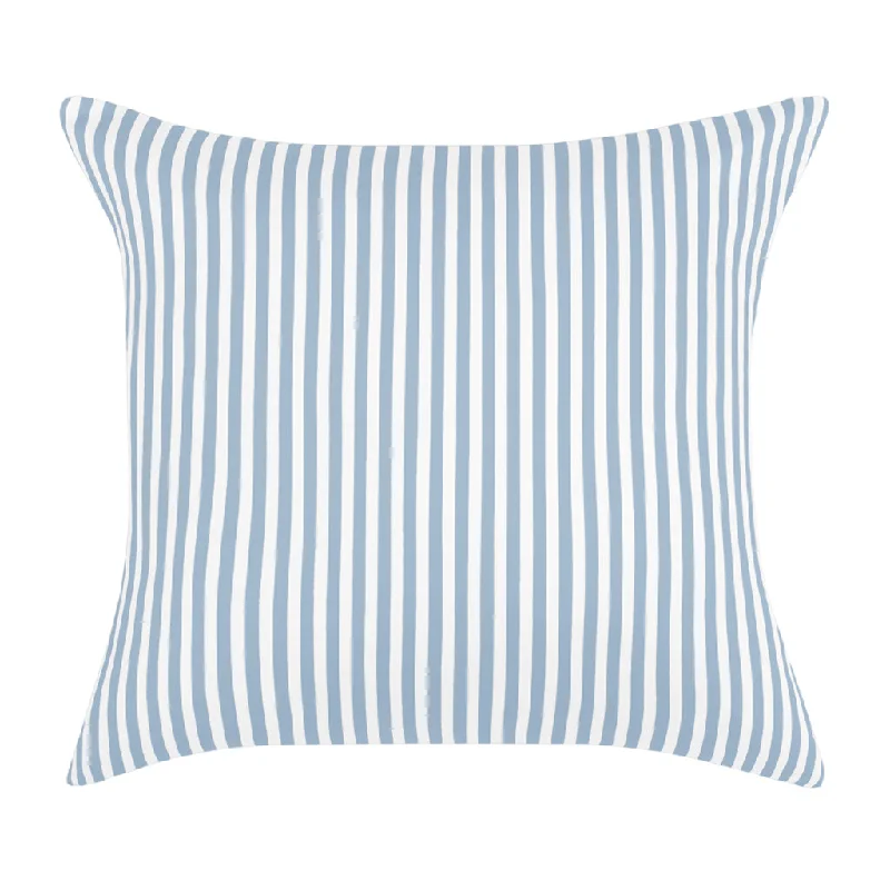 Velvet Pillows for a Touch of EleganceFrench Blue Striped Square Throw Pillow