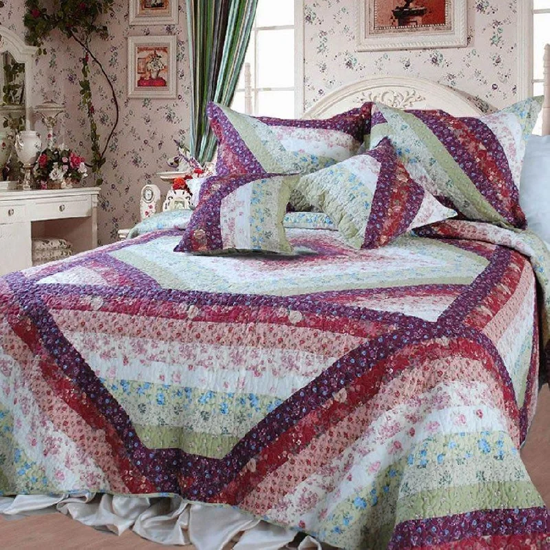 rustic farmhouse bedspreads with patchwork designs for a cozy feelDaDa Bedding Garden Party Cottage Cotton Patchwork Floral Bedspread Set, Twin Size 3-Pieces (DXJ100422) rustic farmhouse bedspreads with patchwork designs for a cozy feelDaDa Bedding Garden Party Cottage Cotton Patchwork Floral Bedspread Set, Twin Size 3-Pieces (DXJ100422)