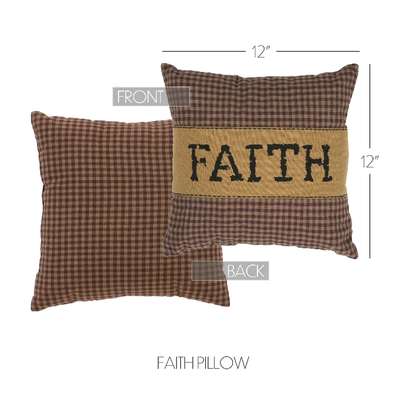 Polyester bed skirts for easy care and durabilityHeritage Farms Faith Pillow 12x12