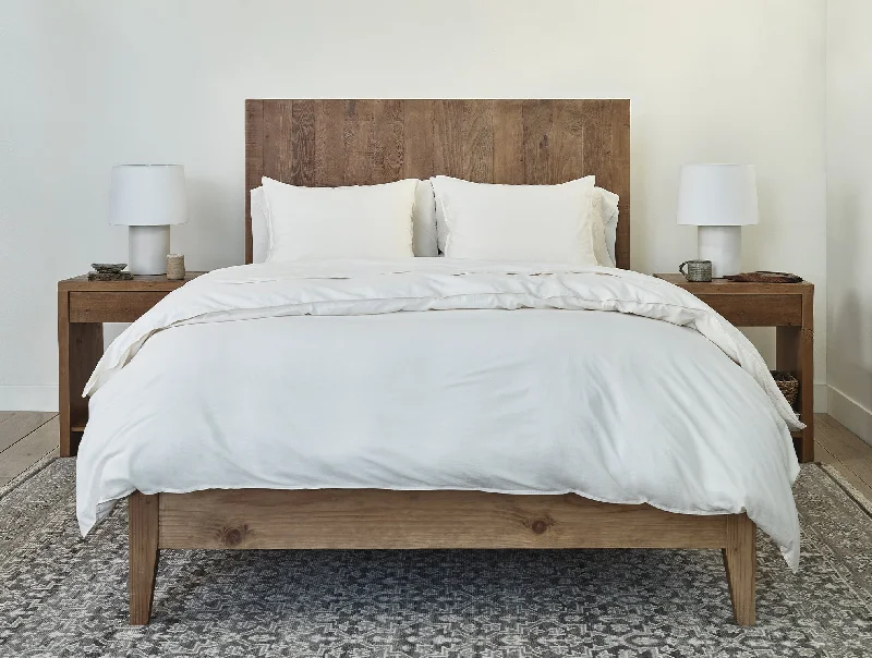 Kids Pillows with Fun DesignsOrganic Crinkled Percale™ Duvet Cover - Renewed