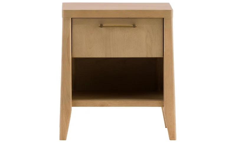 Natural latex and organic cotton blend mattressesSumire 1-Drawer Nightstand