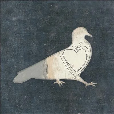 Latex mattresses with natural bounce and breathabilityART PRINT - BIRD WITH BIG HEART