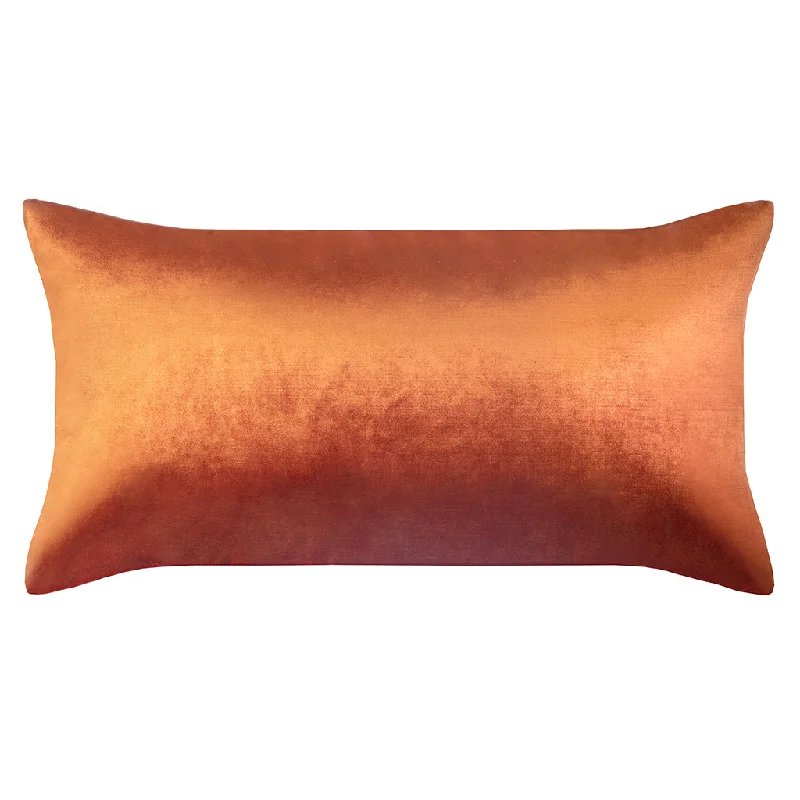 Velvet Pillows for a Touch of EleganceThe Burnt Orange Velvet Throw Pillow