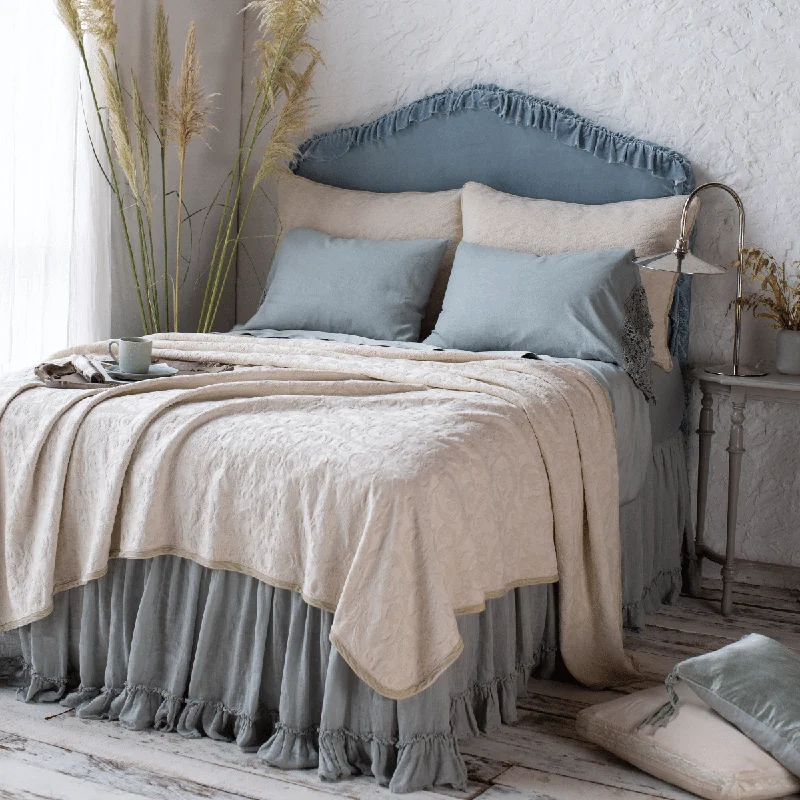 industrial style bedspreads with a rugged look for urban loftsAdele Coverlet