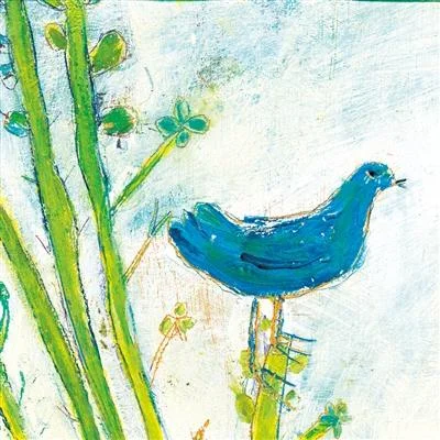 Memory foam mattresses for pressure relief and contouringART PRINT - BLUE BIRD RIGHT