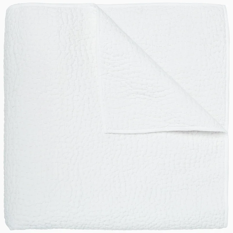 Cooling Pillows for Hot SleepersOrganic Hand Stitched White Quilt