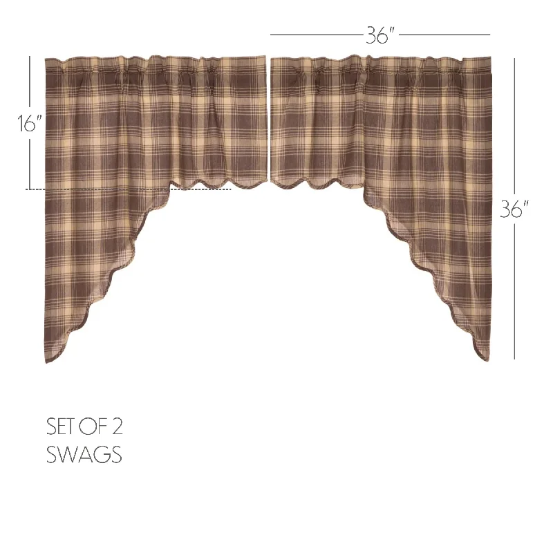 Bed skirts with a geometric print for a modern aestheticDawson Star Scalloped Swag Set of 2 36x36x16 Bed skirts with a geometric print for a modern aestheticDawson Star Scalloped Swag Set of 2 36x36x16