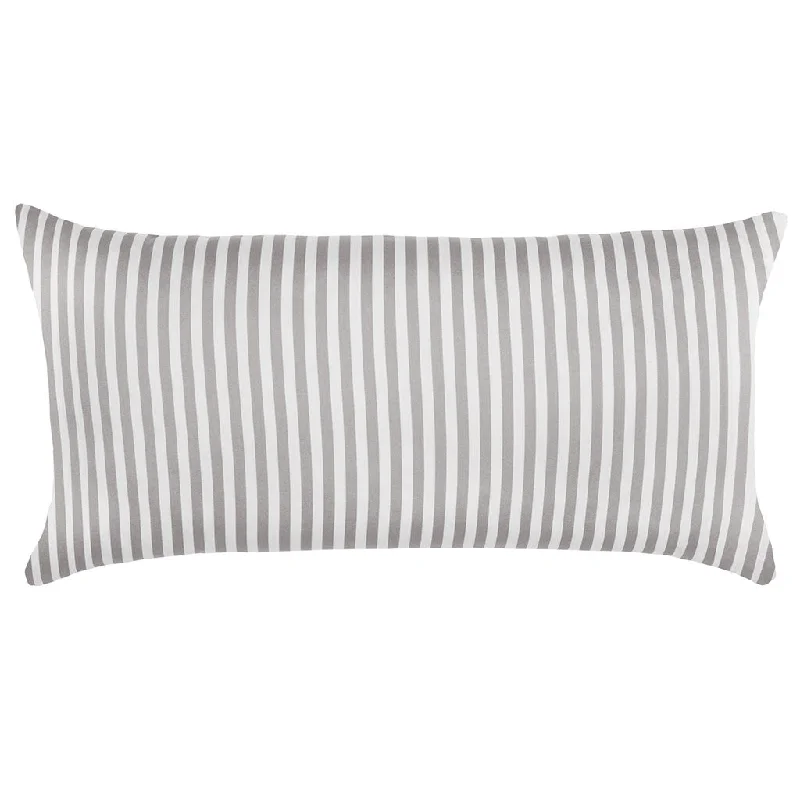 Pregnancy Pillows for Expectant MothersGrey Striped Throw Pillow