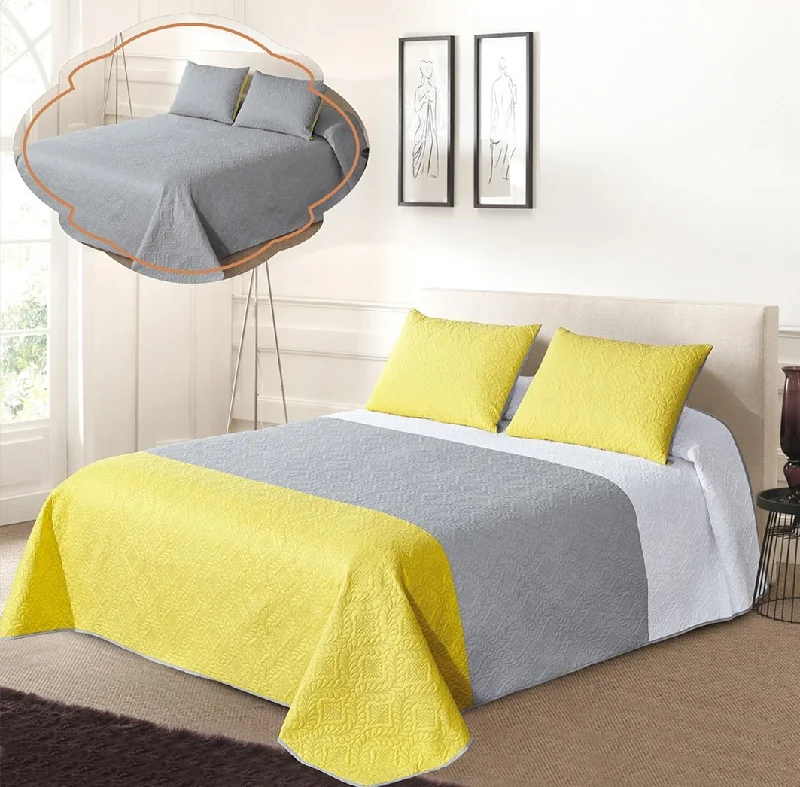 White/Grey/Yellow