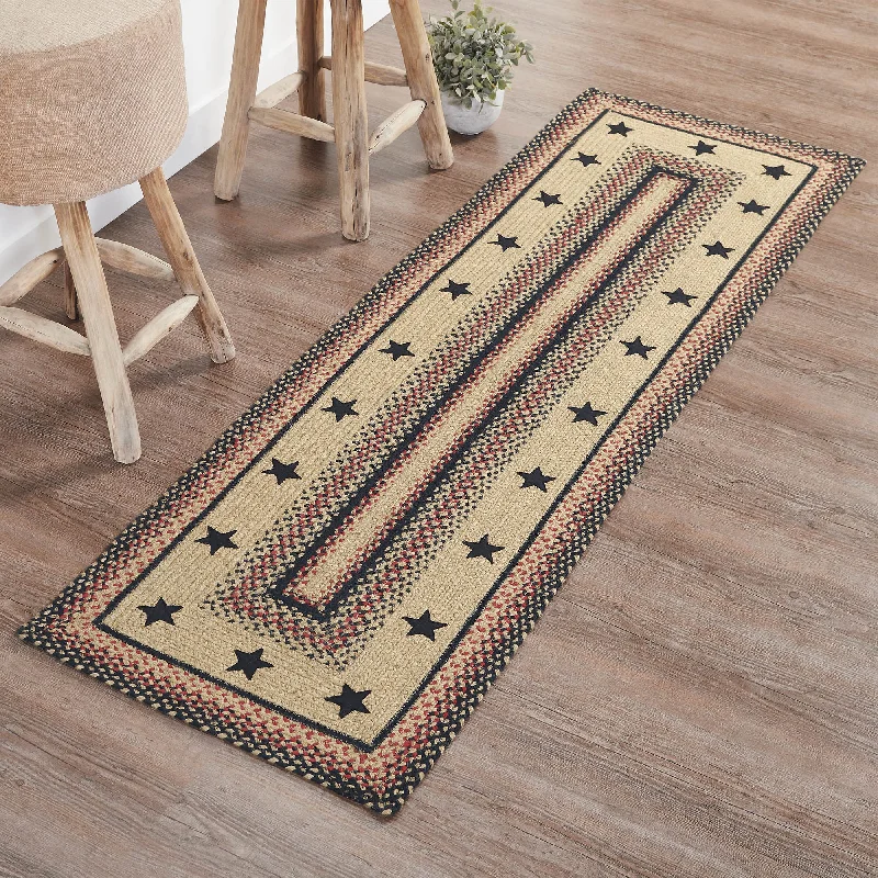 Bed skirts with a eco - friendly materialColonial Star Jute Rug/Runner Rect w/ Pad 24x78 Bed skirts with a eco - friendly materialColonial Star Jute Rug/Runner Rect w/ Pad 24x78