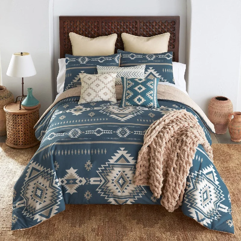 Latex - filled comforters with a bouncy texture and good supportMesquite 3PC Comforter Set from Your Lifestyle by Donna Sharp Latex - filled comforters with a bouncy texture and good supportMesquite 3PC Comforter Set from Your Lifestyle by Donna Sharp