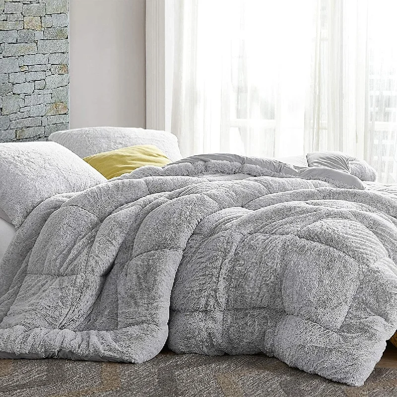 Bamboo - fiber - filled comforters with antibacterial and breathable qualitiesAre You Kidding Bare - Coma Inducer® Oversized Comforter - Antarctica Grey Bamboo - fiber - filled comforters with antibacterial and breathable qualitiesAre You Kidding Bare - Coma Inducer® Oversized Comforter - Antarctica Grey