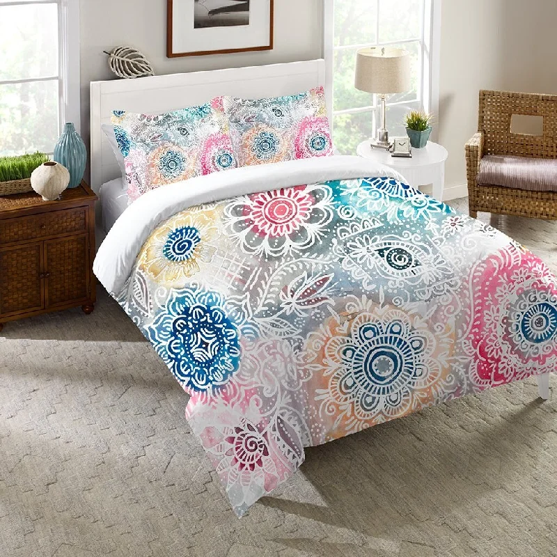 Wool - filled comforters with natural moisture - wicking and temperature - regulating featuresFloral Sketch Queen Comforter