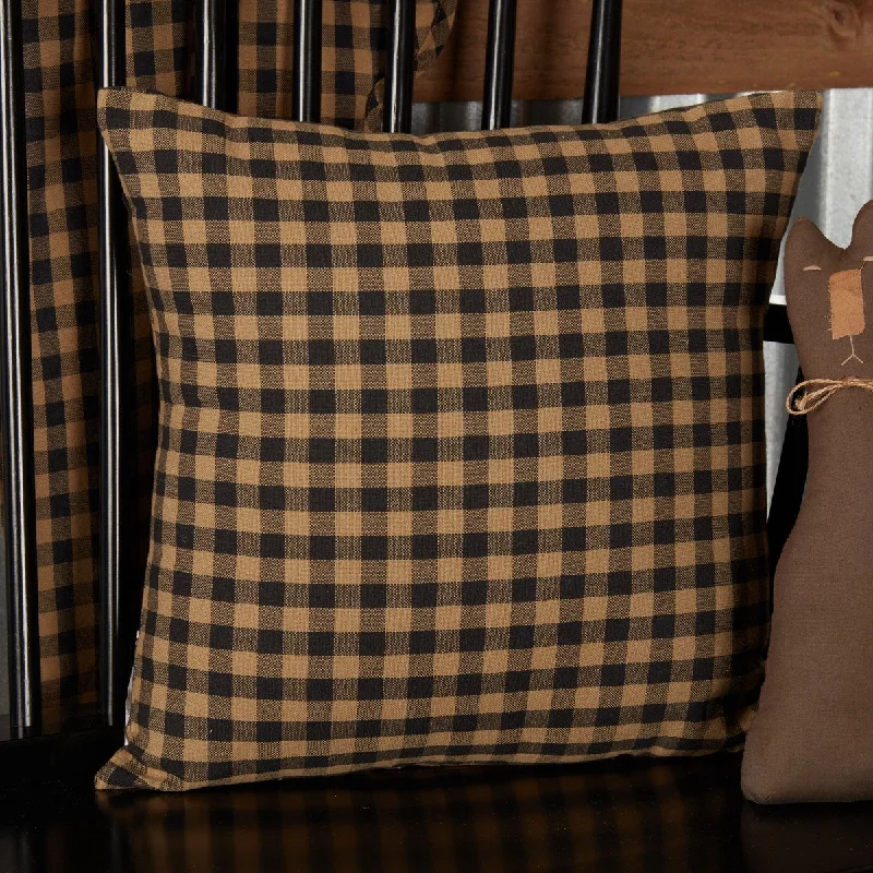 Velvet Pillows for a Touch of EleganceBlack Check 16" Pillow
