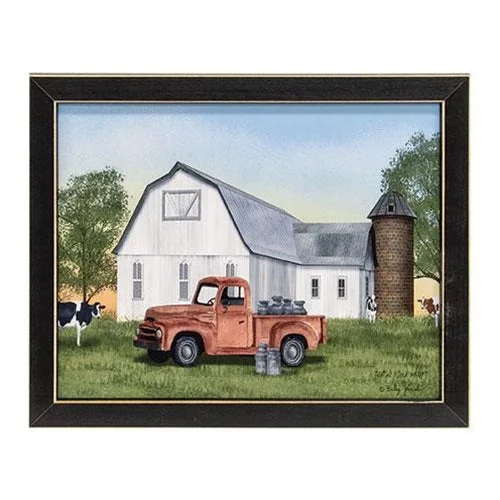 Queen - size bed skirts with ruffled edgesY'all Need Milk Framed Print 8"x10"