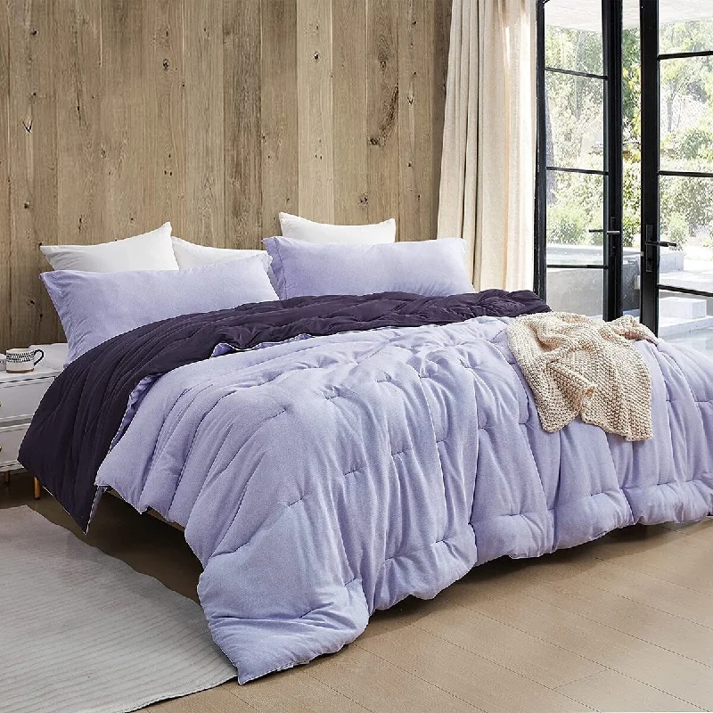 Down - filled comforters for supreme warmth and lightnessYoga Pants® - Coma Inducer® Oversized Cooling Comforter Set - Sweet Lavender x Midnight Purple