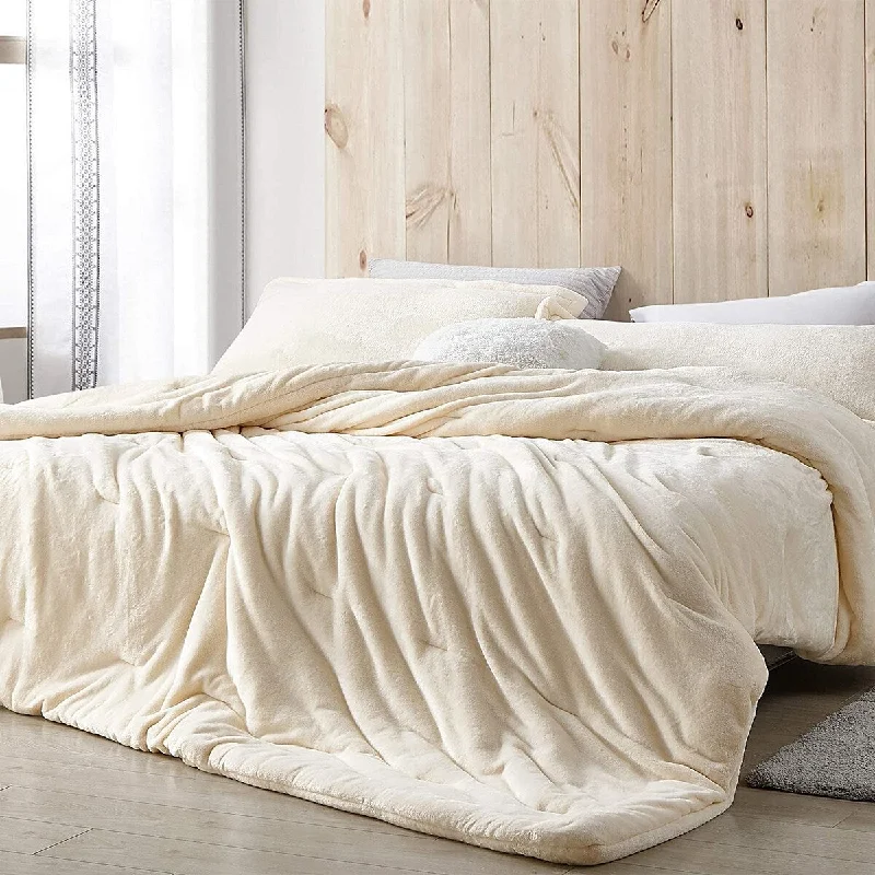 Duck down comforters with a softer feel and good warmth retentionMe Sooo Comfy - Coma Inducer® Oversized Comforter Set - Ecru Duck down comforters with a softer feel and good warmth retentionMe Sooo Comfy - Coma Inducer® Oversized Comforter Set - Ecru