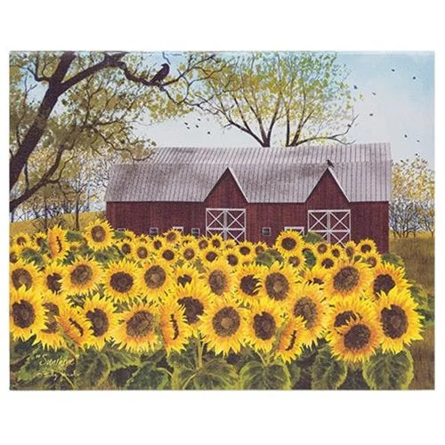 Bed skirts in bold colors for a statement - making lookSunshine Canvas 8x10