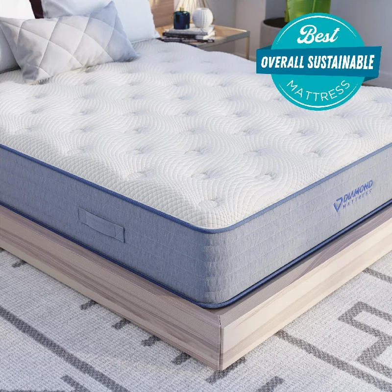 Bamboo - charcoal infused mattresses for odor absorptionLagoon Sustainable Hybrid Bamboo - charcoal infused mattresses for odor absorptionLagoon Sustainable Hybrid