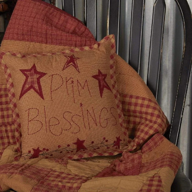 Cotton Pillows for Natural ComfortNinepatch Star Prim Blessings Small Pillow