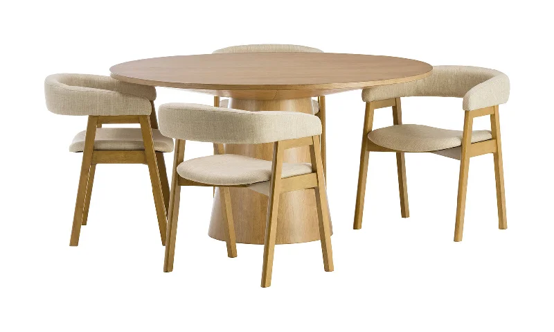 Gel - infused memory foam mattresses for cooler sleepCove Dining Table and 4 Chairs