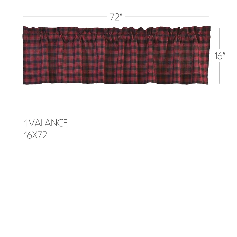 Bed skirts with a damask pattern for an elegant lookCumberland Valance 16x72