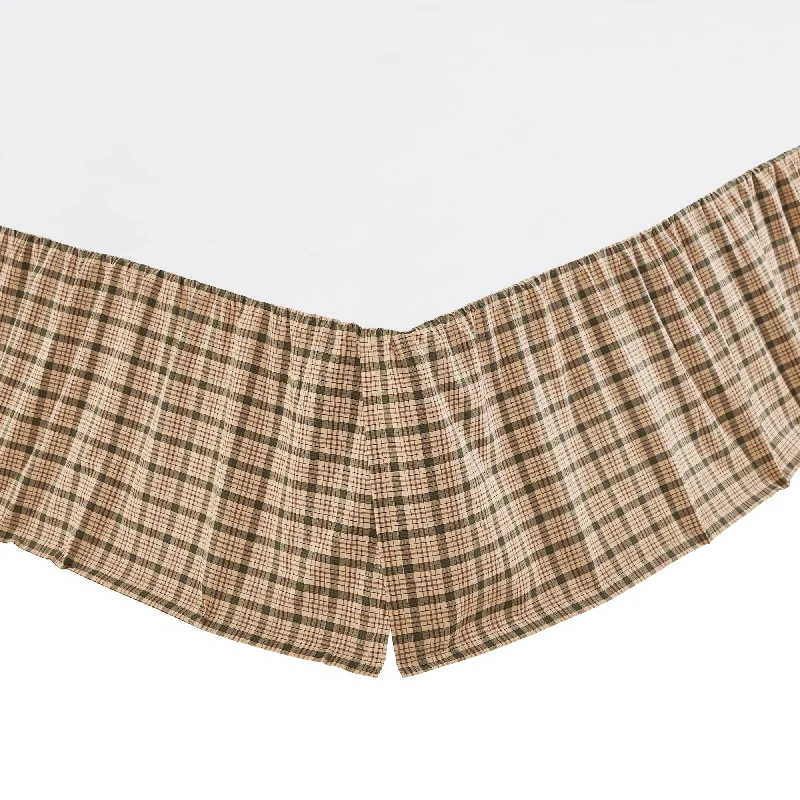 Bed skirts in neutral colors for easy pairingCider Mill King Bed Skirt 78x80x16