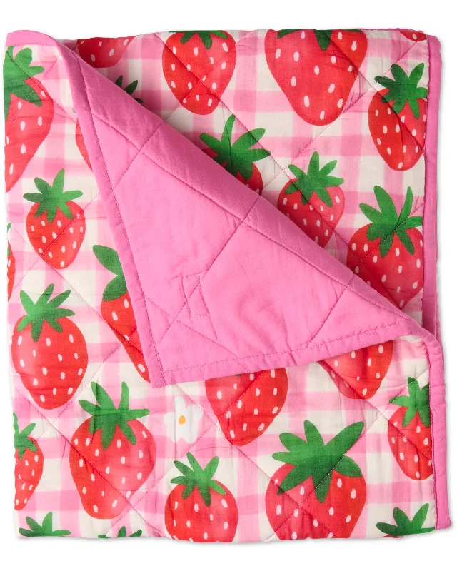 coastal style bedspreads with nautical elements like anchors and stripes for beach - themed roomsStrawberry Jam Quilted Cot Bedspread coastal style bedspreads with nautical elements like anchors and stripes for beach - themed roomsStrawberry Jam Quilted Cot Bedspread