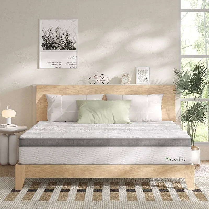 Innerspring mattresses with coil counts for supportNovilla 12-inch Comfort Cool Gel Memory Foam Hybrid Mattress Innerspring mattresses with coil counts for supportNovilla 12-inch Comfort Cool Gel Memory Foam Hybrid Mattress