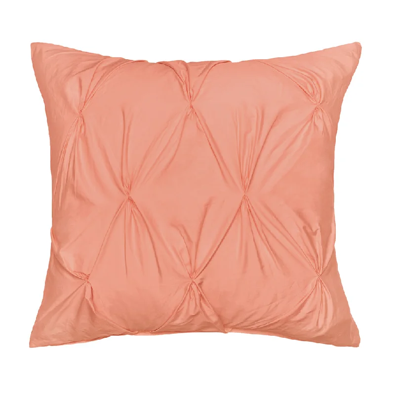 Bolster Pillows for Sofa DecorationThe Guava Pintuck Square Throw Pillow