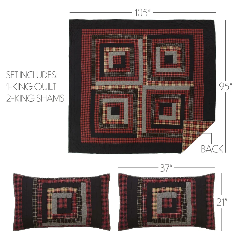 Bed skirts with a ruffled tiered designCumberland King Quilt Set; 1-Quilt 105Wx95L w/2 Shams 21x37 Bed skirts with a ruffled tiered designCumberland King Quilt Set; 1-Quilt 105Wx95L w/2 Shams 21x37