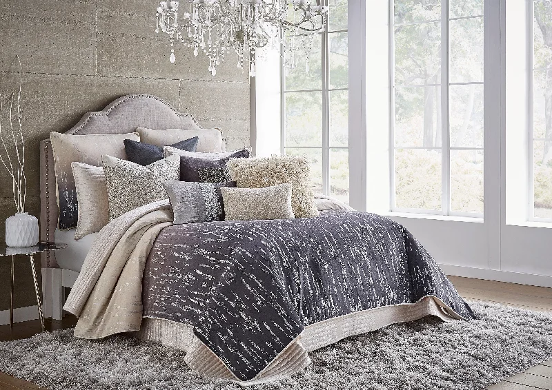 Memory - foam - infused duvets for added body - contouring comfortFez Silver Duvet Memory - foam - infused duvets for added body - contouring comfortFez Silver Duvet