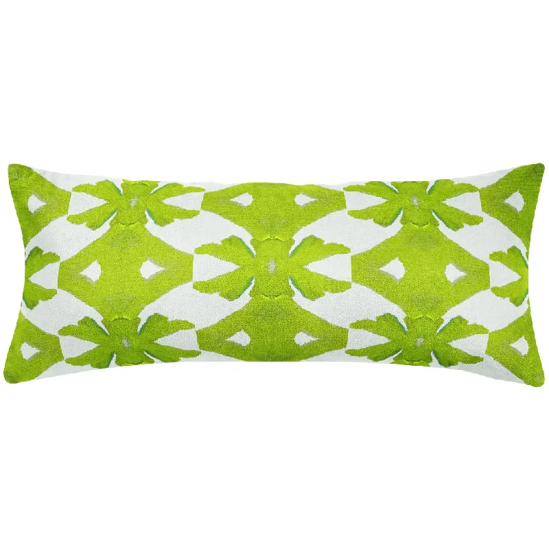 Plush Pillows for a Cozy BedPalm Green 14x36 Pillow
