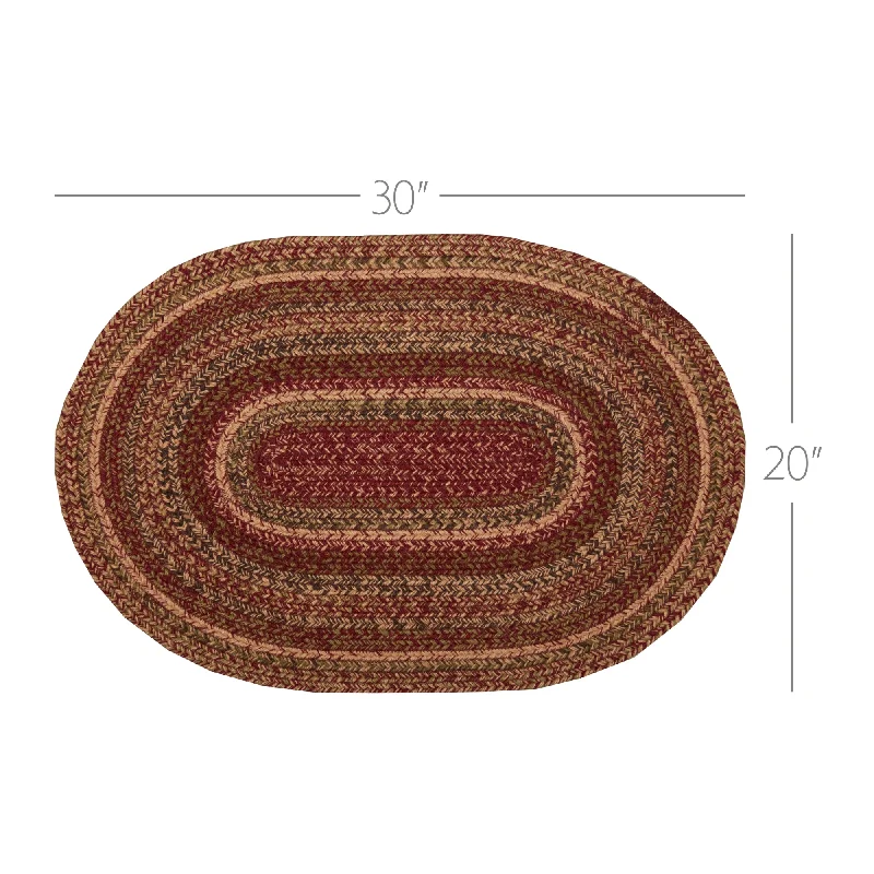 Bed skirts with a bohemian - inspired patternCider Mill Jute Rug Oval w/ Pad 20x30