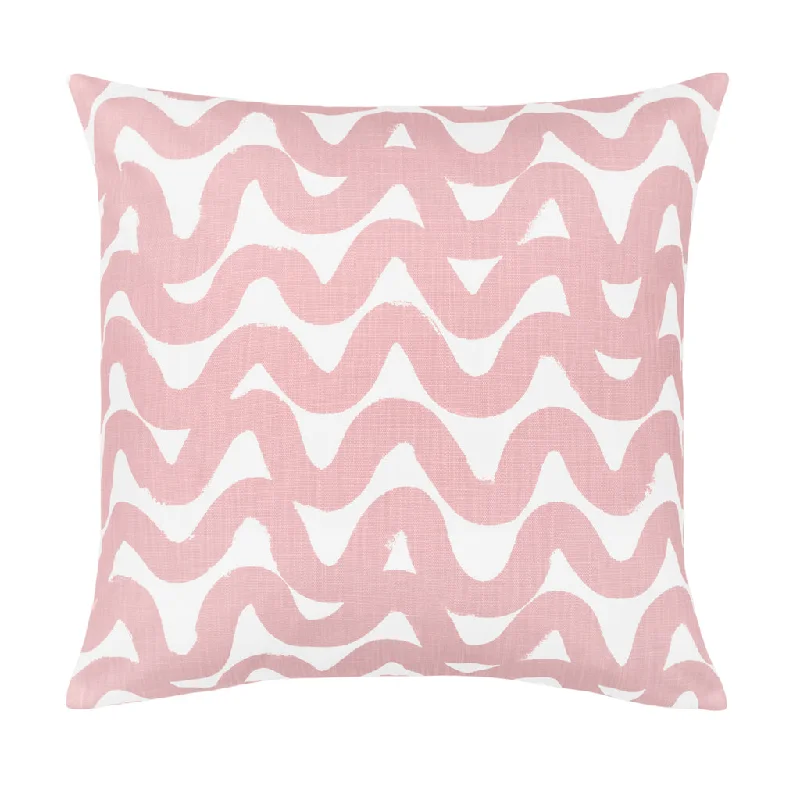 Cooling Pillows for Hot SleepersPink Modern Waves Square Throw Pillow