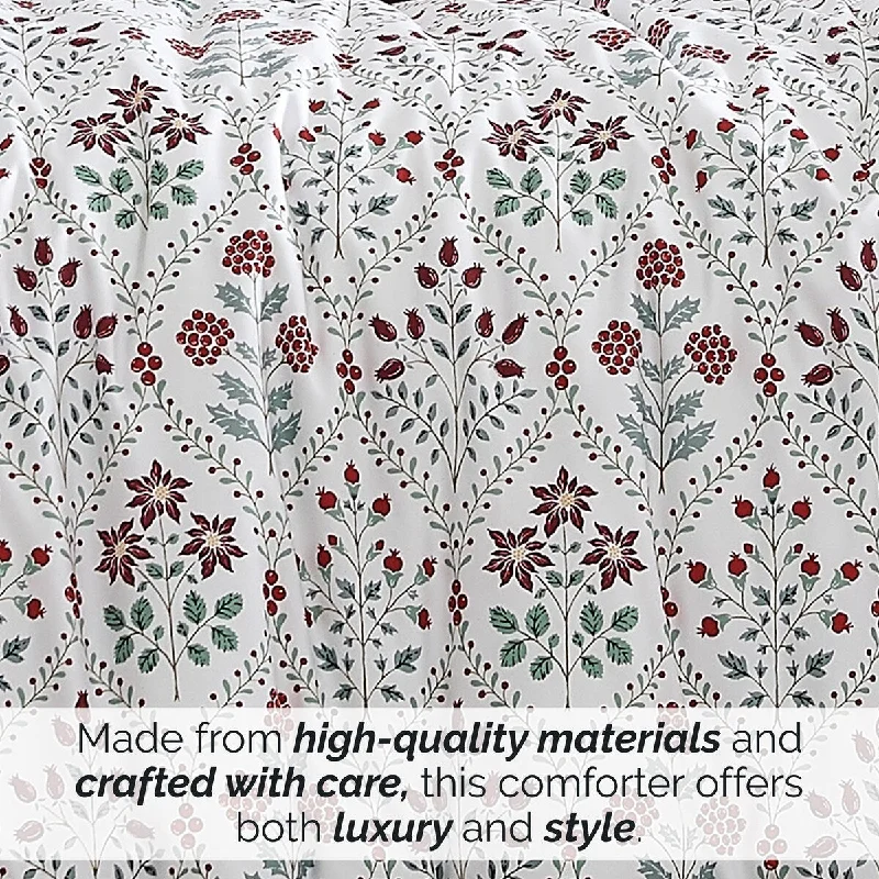 Latex - filled comforters with a bouncy texture and good supportHoliday Harmony 7-Piece Holiday Comforter Set Latex - filled comforters with a bouncy texture and good supportHoliday Harmony 7-Piece Holiday Comforter Set