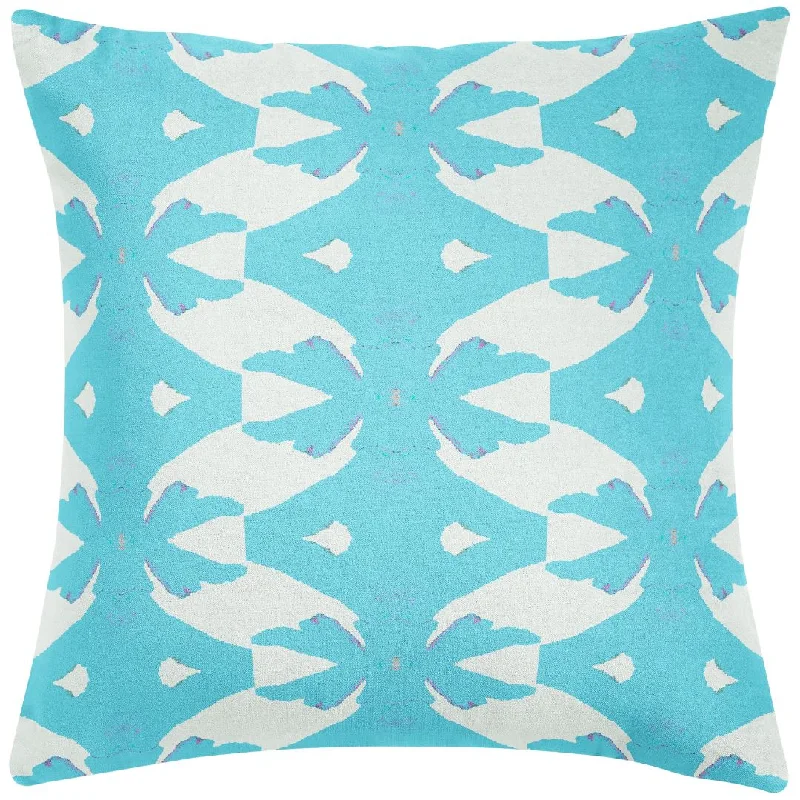 Cotton Pillows for Natural ComfortPalm Blue 26x26 Pillow