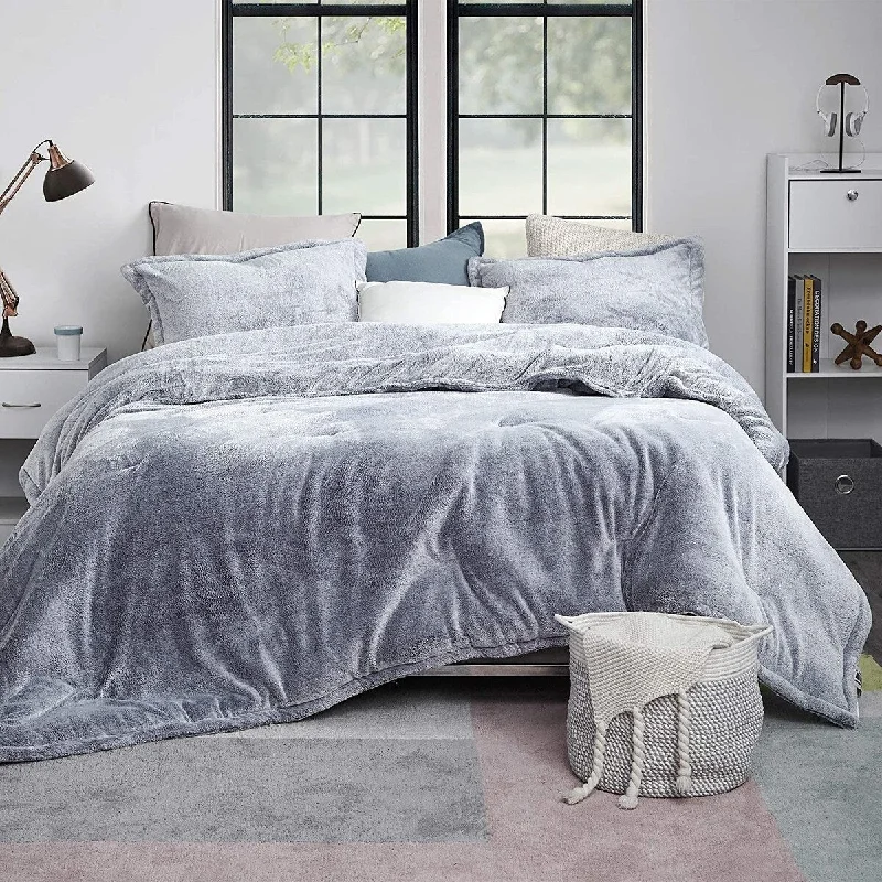 Duck down comforters with a softer feel and good warmth retentionLike Butta - Coma Inducer® Oversized Comforter Set - Folkstone Gray Duck down comforters with a softer feel and good warmth retentionLike Butta - Coma Inducer® Oversized Comforter Set - Folkstone Gray