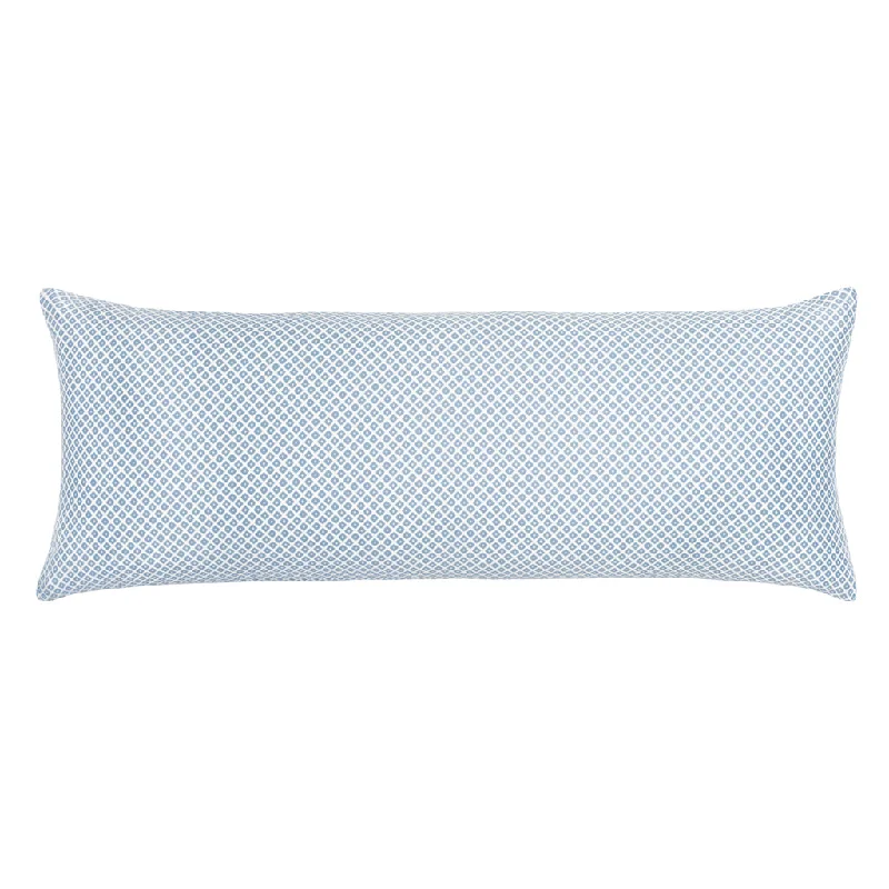 Soft and Fluffy Pillows for Bedroom ComfortThe French Blue Diamonds Extra Long Lumbar Throw Pillow Soft and Fluffy Pillows for Bedroom ComfortThe French Blue Diamonds Extra Long Lumbar Throw Pillow