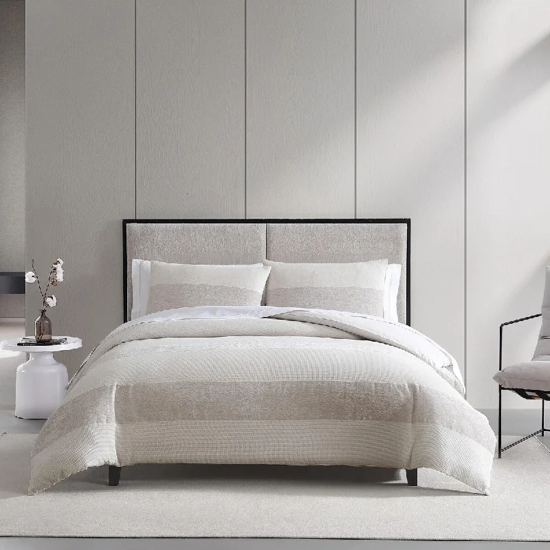 Microfiber - filled comforters that are lightweight and easy to care forVera Wang Chenille Waffle Stripe Beige Comforter Set Microfiber - filled comforters that are lightweight and easy to care forVera Wang Chenille Waffle Stripe Beige Comforter Set