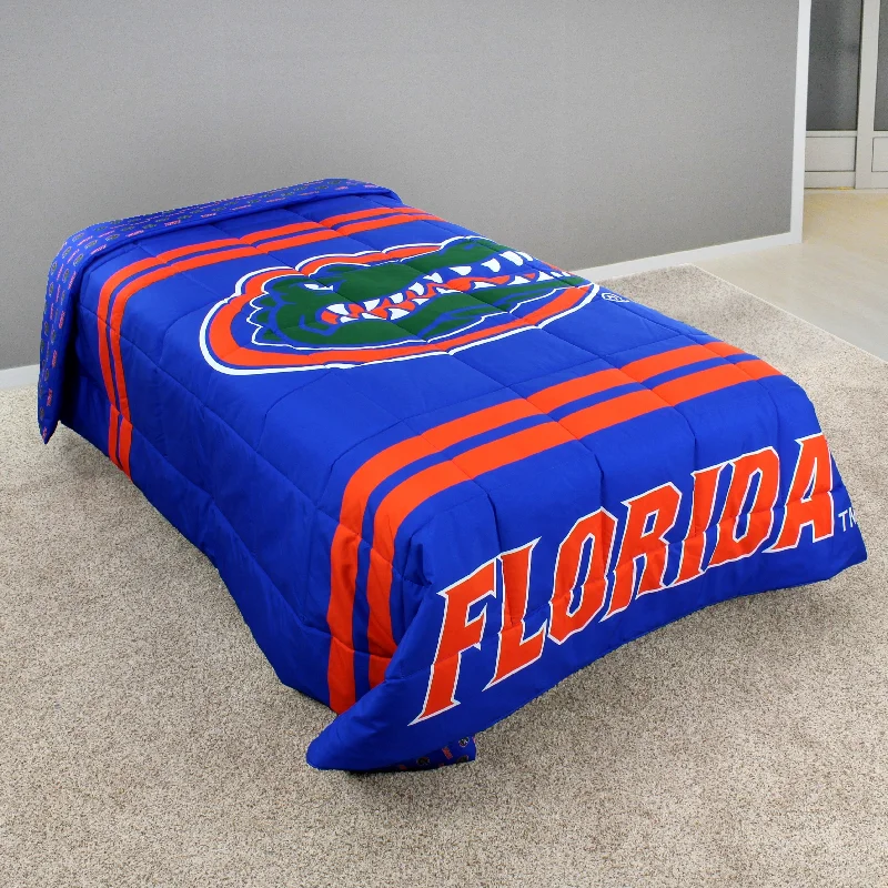 Queen - size comforters for standard queen - sized mattressesFlorida Gators Reversible Big Logo Soft and Colorful Comforter