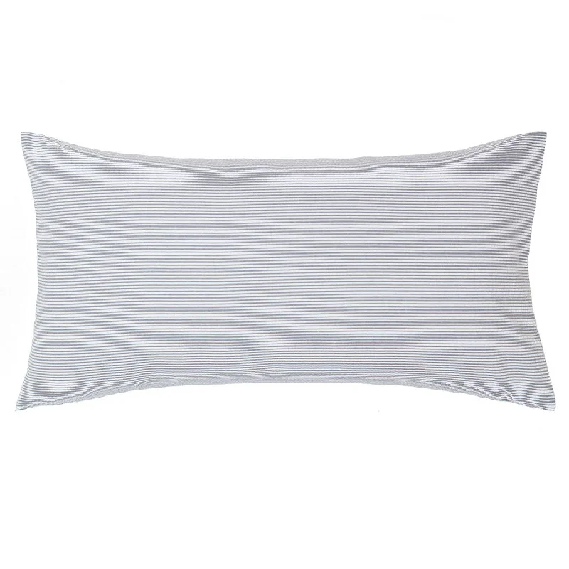 Soft and Fluffy Pillows for Bedroom ComfortGrey Seersucker Throw Pillow