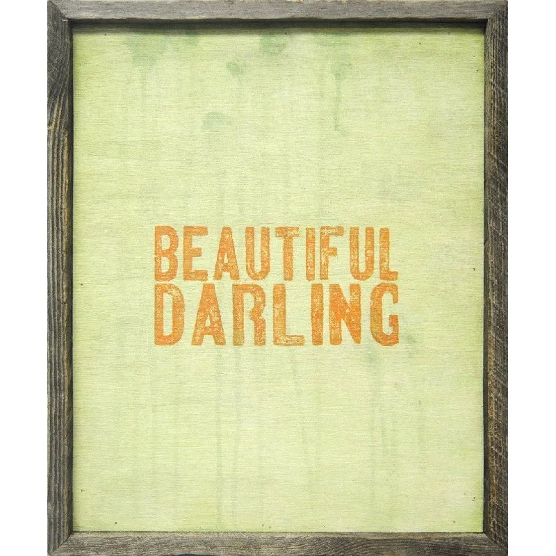 Natural latex and organic cotton blend mattressesART PRINT - Beautiful Darling