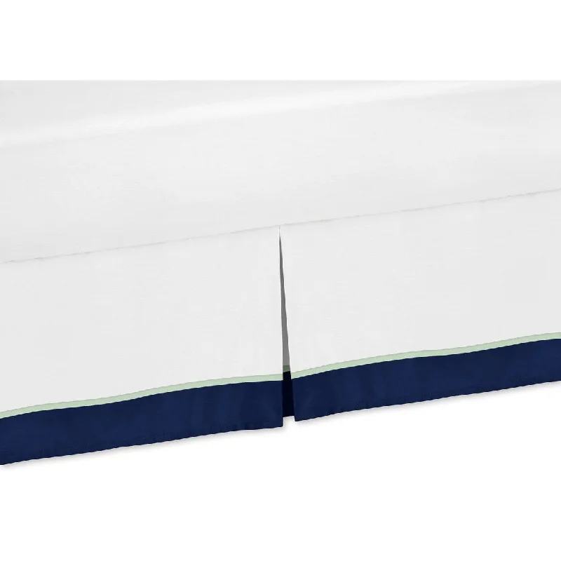 Bed skirts with a unicorn - themed print for kids' bedsSweet Jojo Designs Navy and Mint Woodsy Collection Bed Skirt Bed skirts with a unicorn - themed print for kids' bedsSweet Jojo Designs Navy and Mint Woodsy Collection Bed Skirt