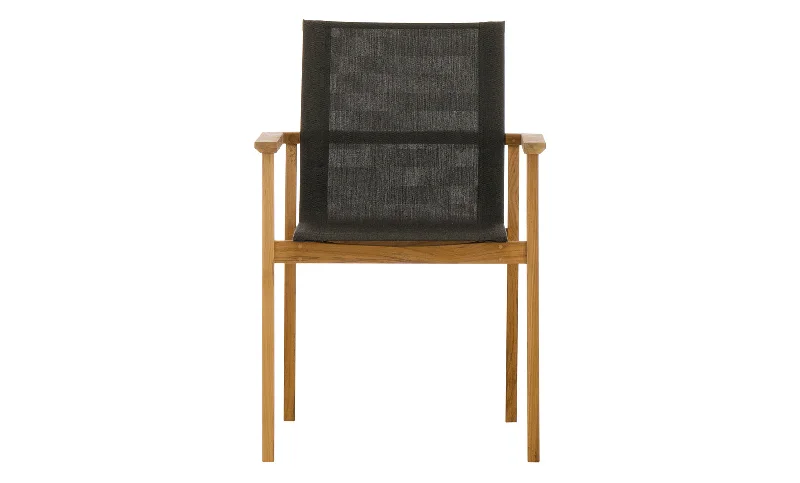 Polyester - foam mattresses for budget - friendly optionsSt. Croix Teak Sling Stackable Dining Chair